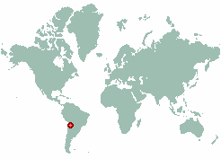 La Quiaca in world map