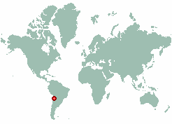 Piedra Quemada in world map