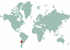 Blanco Encalada in world map