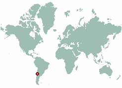 Tunuyan in world map